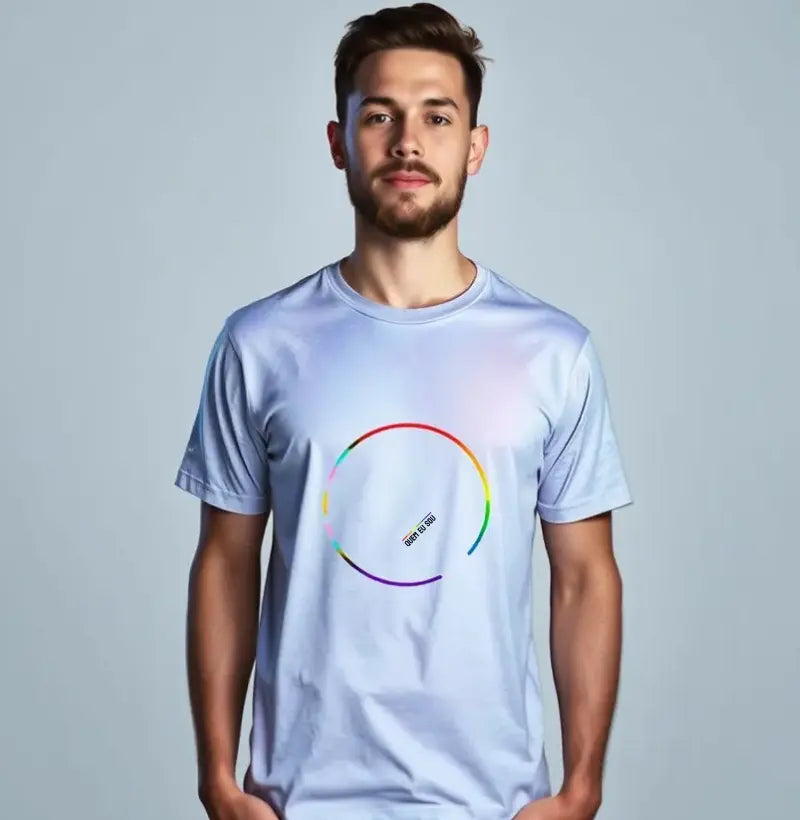 JY-SHIRT: Camiseta "Quem Eu Sou" - Branca - Corte Reto